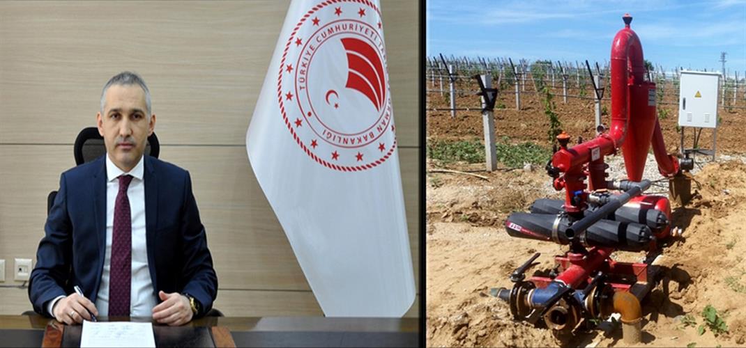 BİREYSEL BASINÇLI SULAMADA YÜZDE ELLİ HİBE DESTEĞİ BAŞLADI