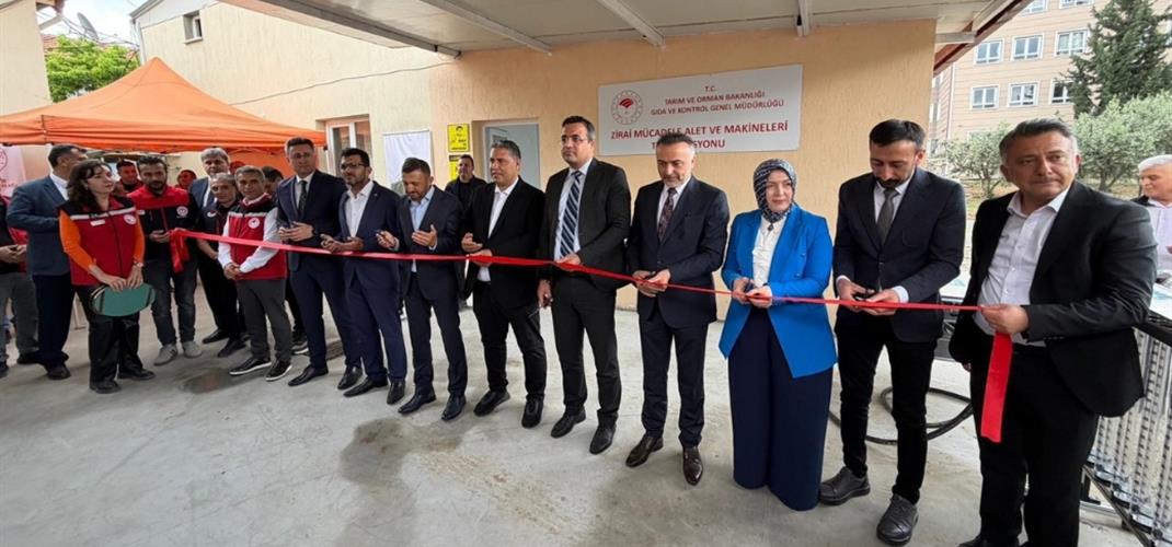 ZİRAİ MÜCADELE ALET VE MAKİNELERİ TEST İSTASYONU’NUN AÇILIŞI SARIGÖL İLÇEMİZDE GERÇEKLEŞTİ